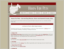 Tablet Screenshot of havenforpets.org